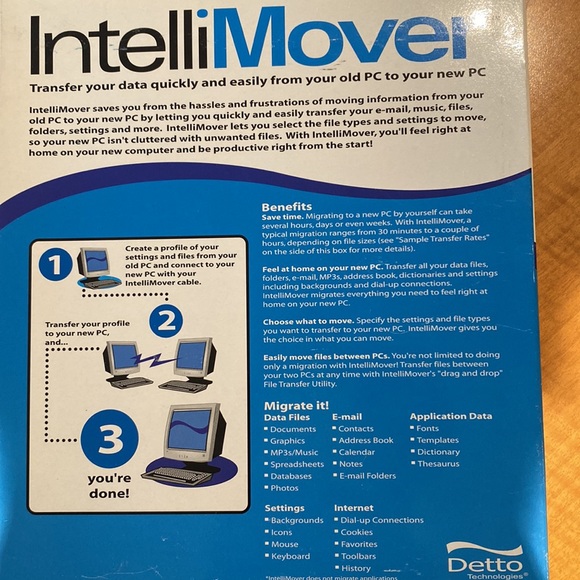 IntelliMover transfer data quickly from one PC to another  PC new - Picture 4 of 5